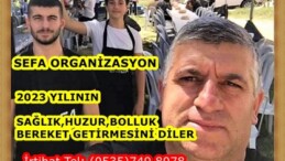 SEFA ORGANİZASYON’UN YENİ YIL MESAJI