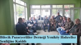 Bilecik Pazaryerililer Derneği Yeniköy Hıdırellez Şenliğine Katıldı