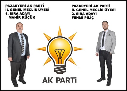 Ak Parti Pazaryeri İl Genel Meclis Adayları Belli Oldu