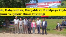 Pazaryerinde 4 Köy Yağmur ve Şükür Duası Etkinliği Yaptı