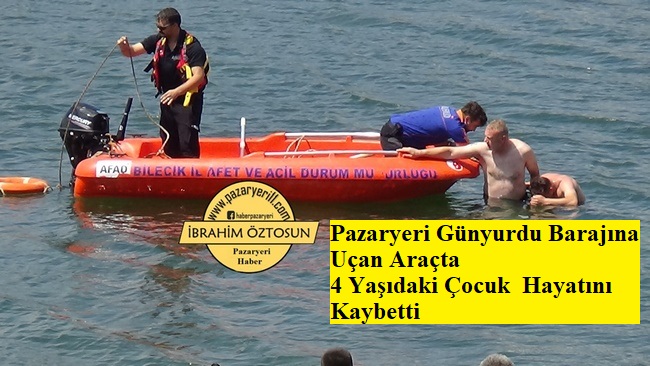 Pazaryerinde Otomobil Baraja Uçtu 1 Kişi Hayatını Kaybetti