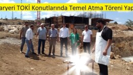 Pazaryeri TOKİ Konutlarında Temel Atma Töreni Yapıldı