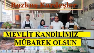 Pazarlı Bey Kasabının Mevlit Kandili Mesajı