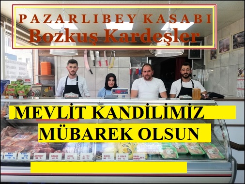 Pazarlı Bey Kasabının Mevlit Kandili Mesajı