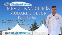 Sefa Organizasyon Fahri SEvim’in Mevlit Kandili Mesajı