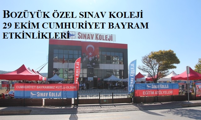 BOZÜYÜK ÖZEL SINAV KOLEJİNDE MUHTEŞEM 29 EKİM CUMHURİYET BAYRAMI ETKİNLİKLERİ