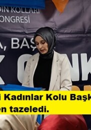 Pazaryeri Ak Partili kadınlar başkanını seçti