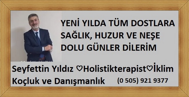 İklimdanismanlik Seyfettin Yıldız’ın Yeni Yıl Mesajı