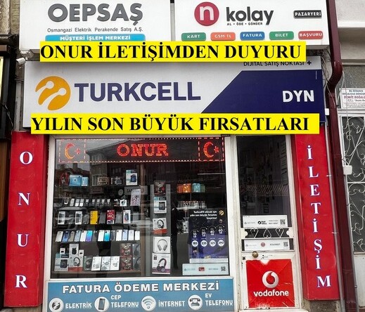 ONUR İLETİŞİMDEN DUYURU