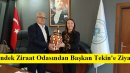 Hendek Ziraat Odasından Başkan Tekin’e Ziyaret