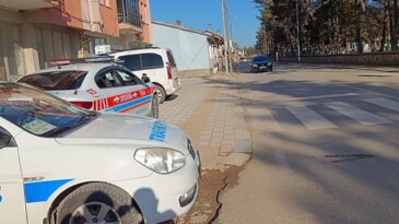 Pazaryerinde Jandarma Trafik Ekiplerince Radar Kontrolü Yapılıyor